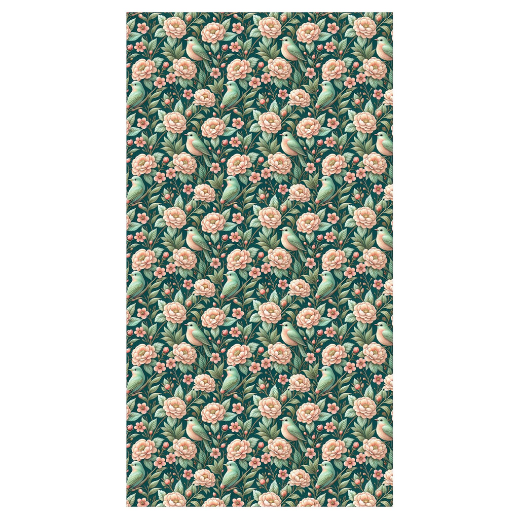 Cortinas Premium 140 x 260 cm Estampado Floral Vintage | Tejido Half Panamá de Alta Calidad | Cortinas Elegantes para Salón y Dormitorio | Loventra
