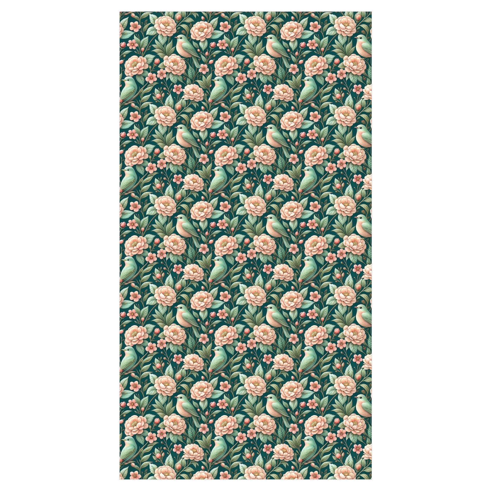 Cortinas Premium 140 x 260 cm Estampado Floral Vintage | Tejido Half Panamá de Alta Calidad | Cortinas Elegantes para Salón y Dormitorio | Loventra