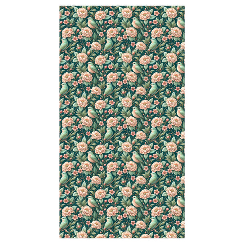 Cortinas Premium 140 x 260 cm Estampado Floral Vintage | Tejido Half Panamá de Alta Calidad | Cortinas Elegantes para Salón y Dormitorio | Loventra